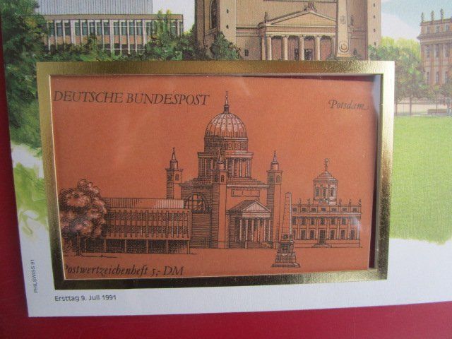 Tutti i francobolli: Ersttagsbrief  DDR 1991 Berlin mit Postwertzeichen 5 DM – Nuovo e nell'imballaggio originale da Luzern venduto da Horoskop1 2