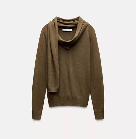 Schal-Pullover