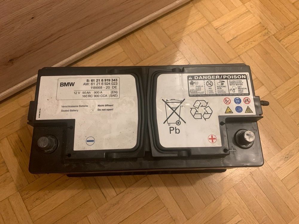 Originale BMW AGM Batterie 90 Ah 900 A (Gebraucht) in für CHF 21 – nur ...