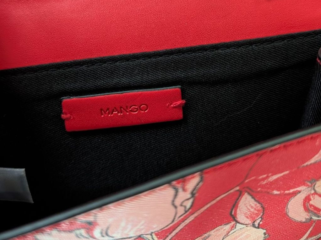Mango Borse da donna: Mango Umhängetasche, rot mit Blumenmuster, top – Usato da Nänikon venduto da Haexli_70 4