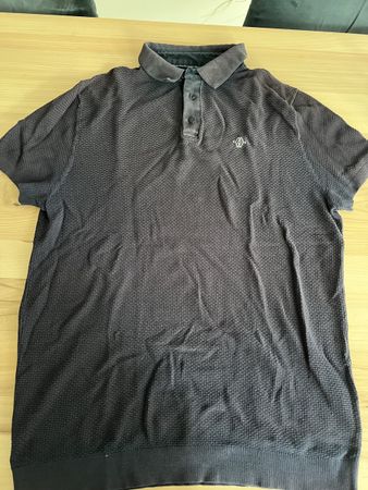 Polo Shirt AD.M dunkelblau Grösse L guter Zustand