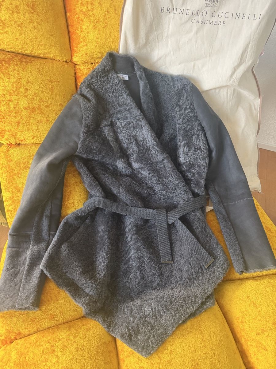 Brunello Cucinelli Jacken: Lammfell Weste  Brunello Cucinelli, Gr.S – Neu (gemäss Beschreibung) aus Zumikon von DamenFashionShop 1