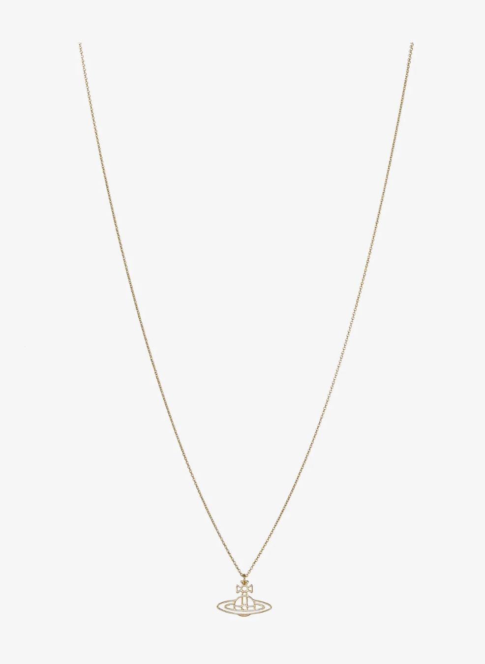 Catenine: Vivienne Westwood THIN LINES FLAT ORB PENDANT - HALSKETTE – Nuovo e nell'imballaggio originale da Oberaach venduto da Dandy2021 1