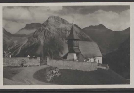 Ansichtskarten: KIRCHLEIN VON INNER-AROSA     (L – Gebraucht aus Ruggell von Masescha