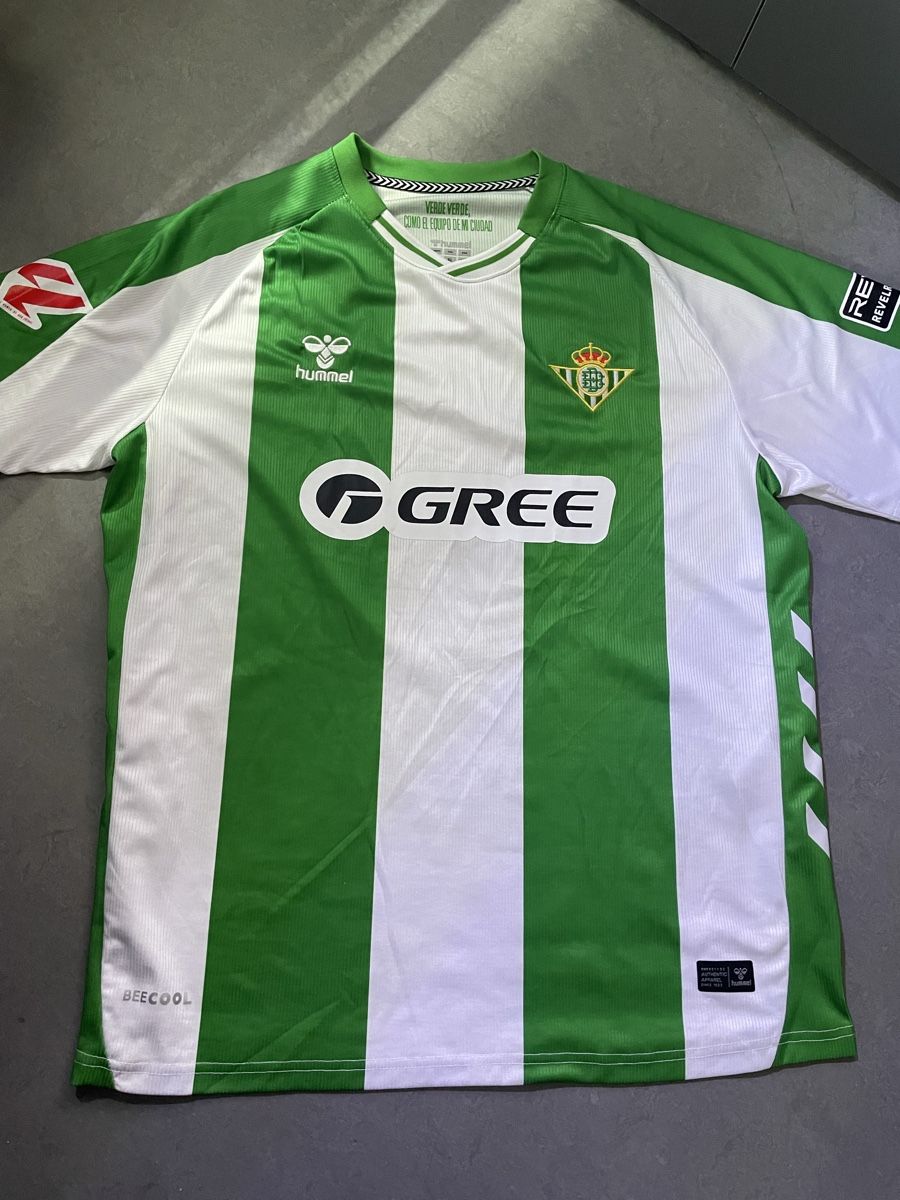 Hummel Canottiere & Pantaloni: Real Betis Trikot Antony XXL – Usato da Kerns venduto da jol_h6f8