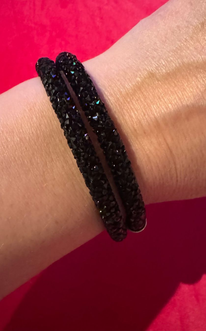 Bracciali & Braccialetti: Swarovski Armreif, schwarz, neu – Nuovo (secondo la descrizione) da Volketswil venduto da Modelka 4