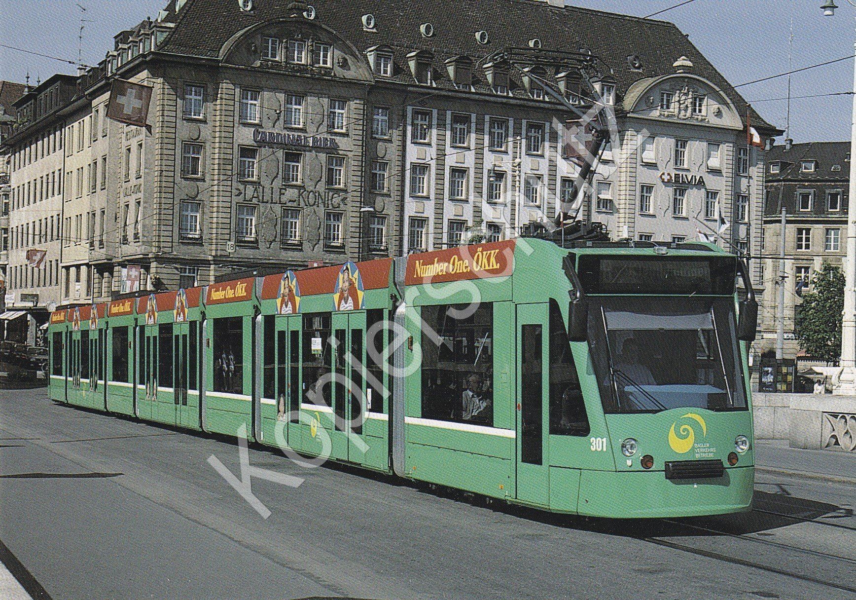 Cartoline postali: Strassenbahn Basel BVB Be 6/8 301 – Nuovo e nell'imballaggio originale da Ettingen venduto da Pantograph163