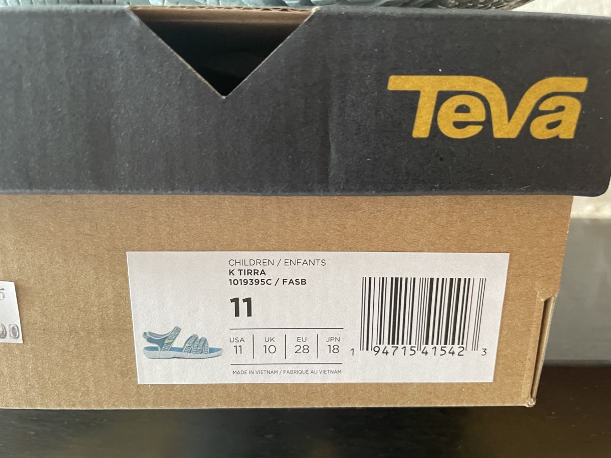 Teva Scarpe per ragazzi: Sandalen TEVA 28 neu – Nuovo e nell'imballaggio originale da Rueras venduto da frausnow12 3