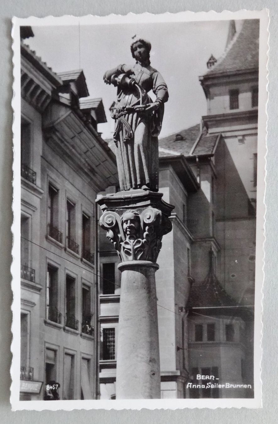 Ansichtskarten: Bern - Anna Seiler Brunnen – Gebraucht aus Fétigny von Billy2miny