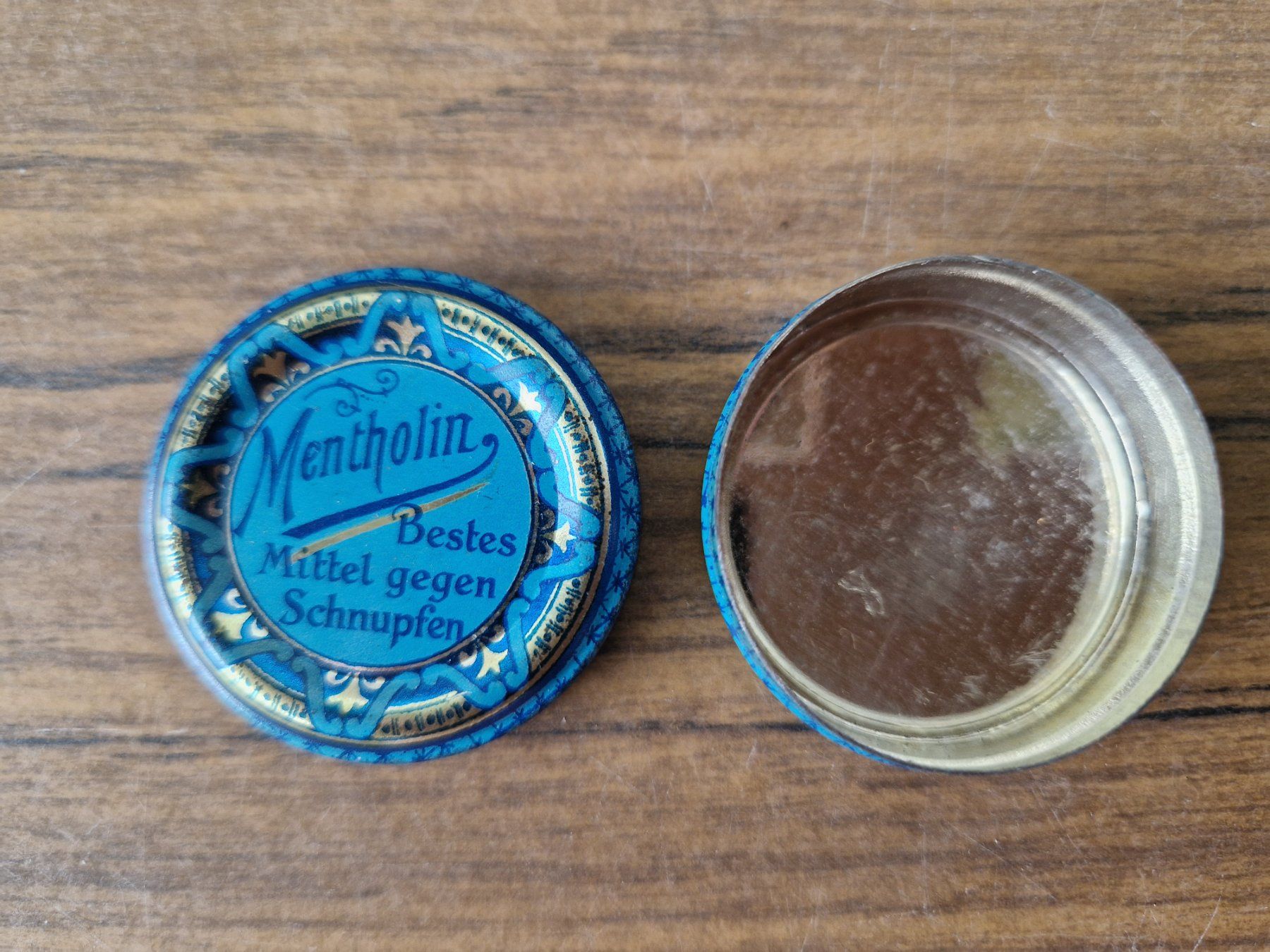 Dosen: Antike Blechdose Mentholin Schnpfenmittel – Gebraucht aus Mörschwil von antiksalon 4