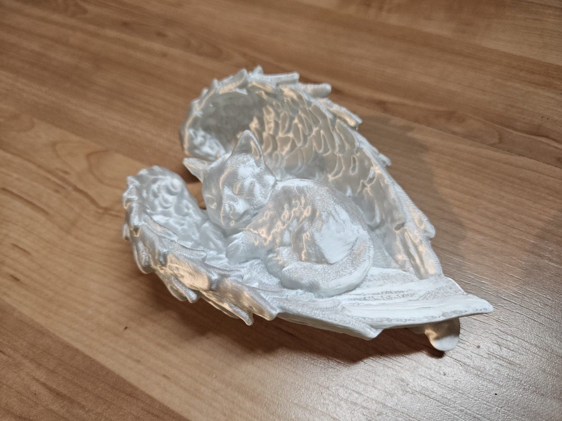 Statuette: Katzen-Engeln (2 Stück) – Nuovo (secondo la descrizione) da Winterthur venduto da Moineau_Mechanics 2