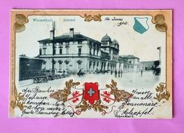 Winterthur - Bahnhof - Bahnhofplatz - 1902