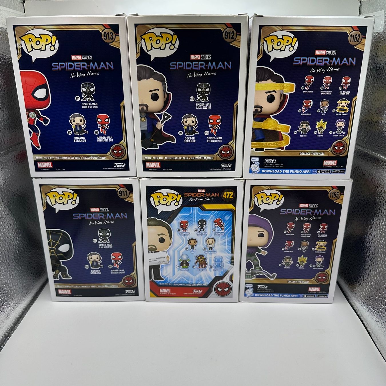 Funko Statuette: Funko Pop Marvel Spider-Man 6Stk Sammlung – Usato da Düdingen venduto da Nerdworld 1