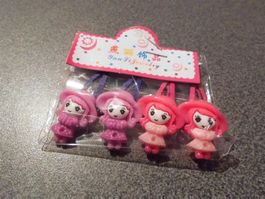 Haarspangen Mädchen Hut/pink/lachs