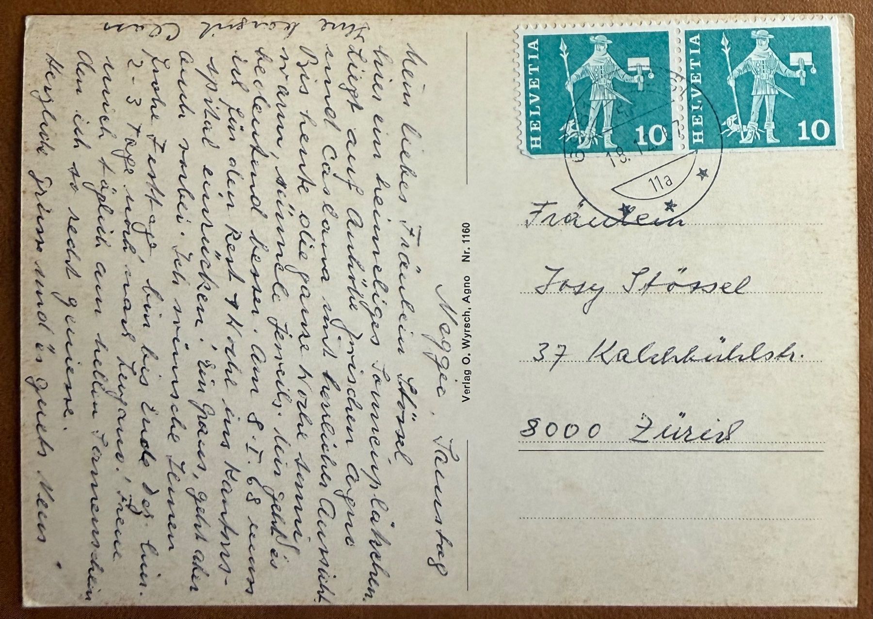 Cartoline postali: Neggio / Cà del Sole - 1967 – Usato da Lutry venduto da Ediego 1