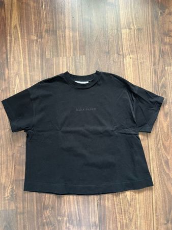 schwarzes Daily Paper T-Shirt, Size M