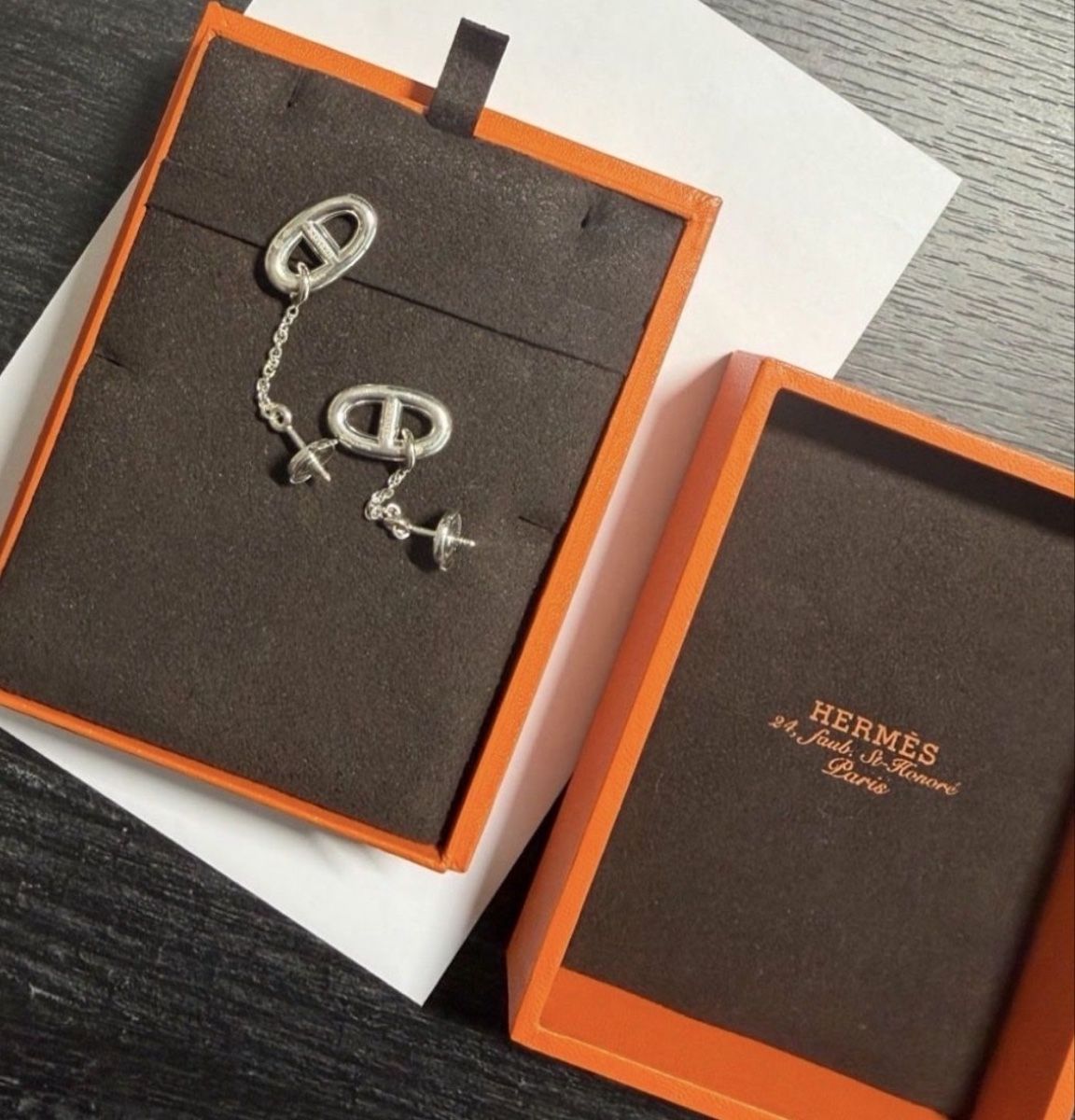 Hermès Orecchini pendenti & Orecchini a lobo: HERMÈS Ohrringe Farandole – Nuovo (secondo la descrizione) da Pfäffikon SZ venduto da happy.life 2
