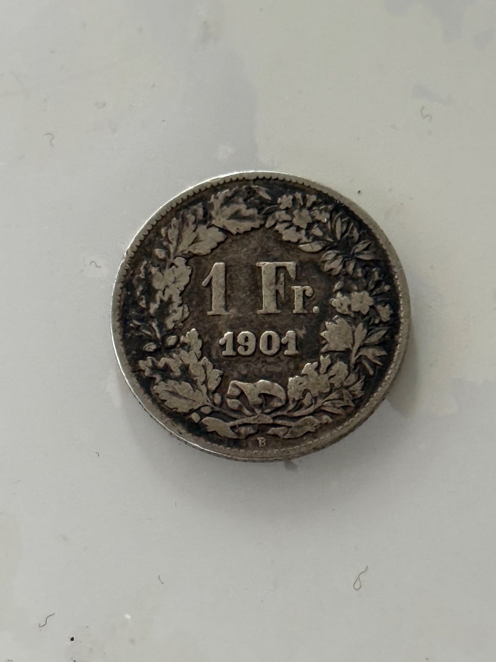 Tutti le monete: 1 Franken 1901  Rar – Usato da Wallisellen venduto da SWISS_SILVER1