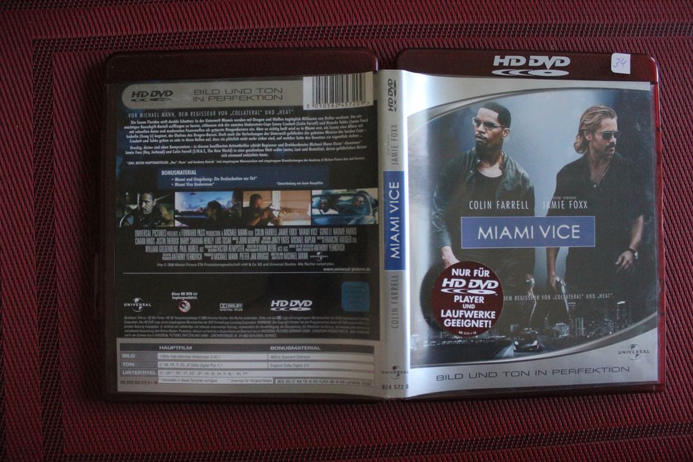 Miami Vice [HD DVD] von Mann, Michael | DVD | (Gebraucht) in Geroldswil ...