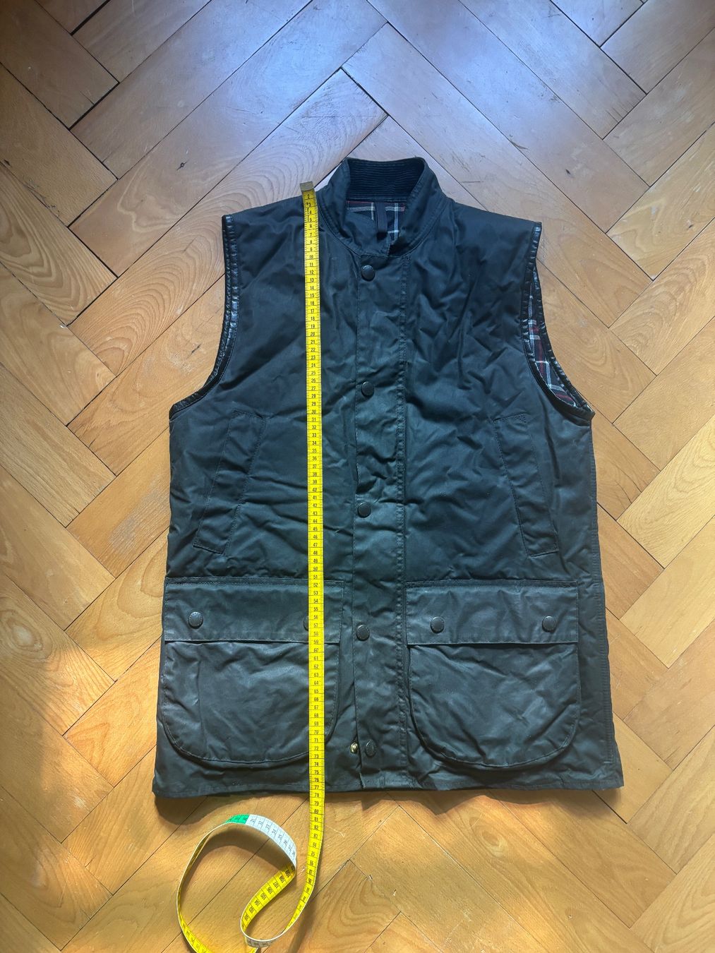 Barbour Gilet & Giacche: Barbour Weste 'Westmorland' gewachst schwarz – Usato da Zürich venduto da projetag 4