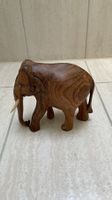 Holz Elefant, geschnitzt, Vintage, sehr guter Zustand