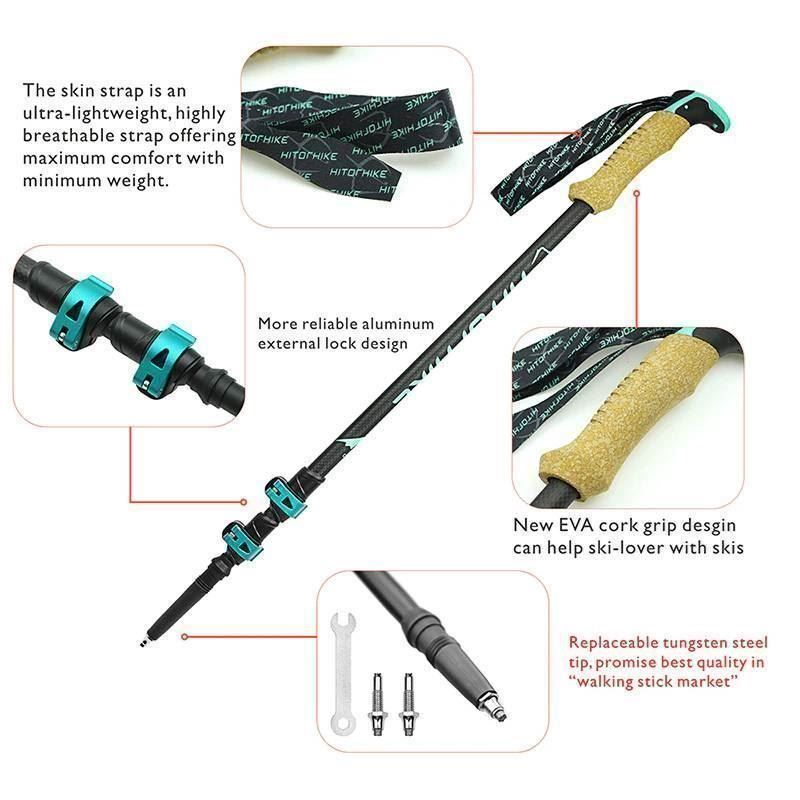 Bastoncini da trekking: Skistöcke Carbon 1 Paar – Nuovo e nell'imballaggio originale da Winterthur venduto da Neilpryde01 3