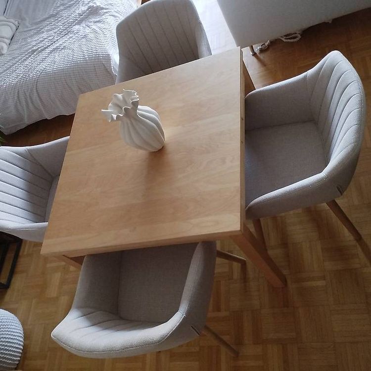 Esstisch Tisch Ausziehbar Ikea Bjursta Birke 90x90 cm Kaufen auf Ricardo