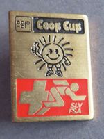 ALTES ABZEICHEN COOP CUP SLV FSA, LAUFSPORT SCHWEIZ