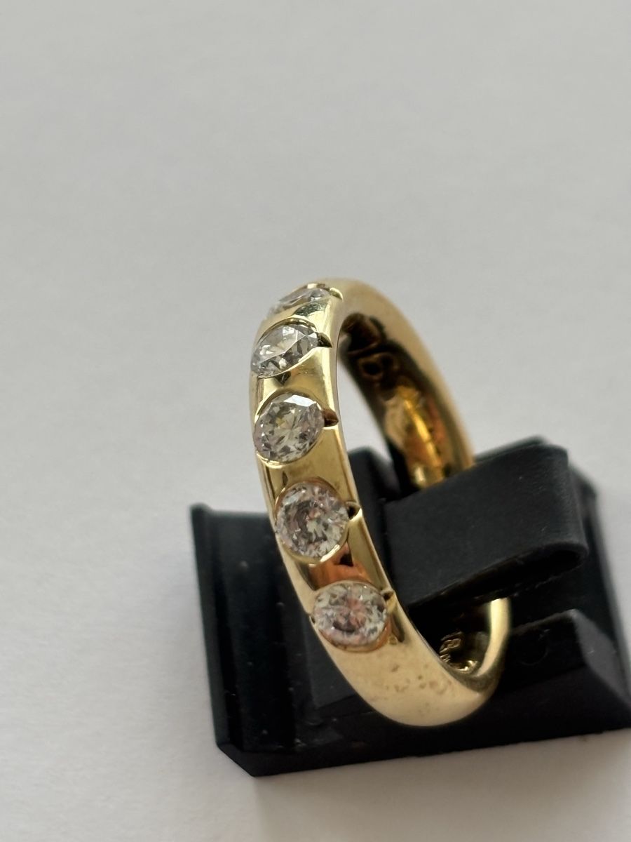 Anelli: Ring Silber 925 vergoldet  – Usato da Langnau am Albis venduto da flusspflege 1