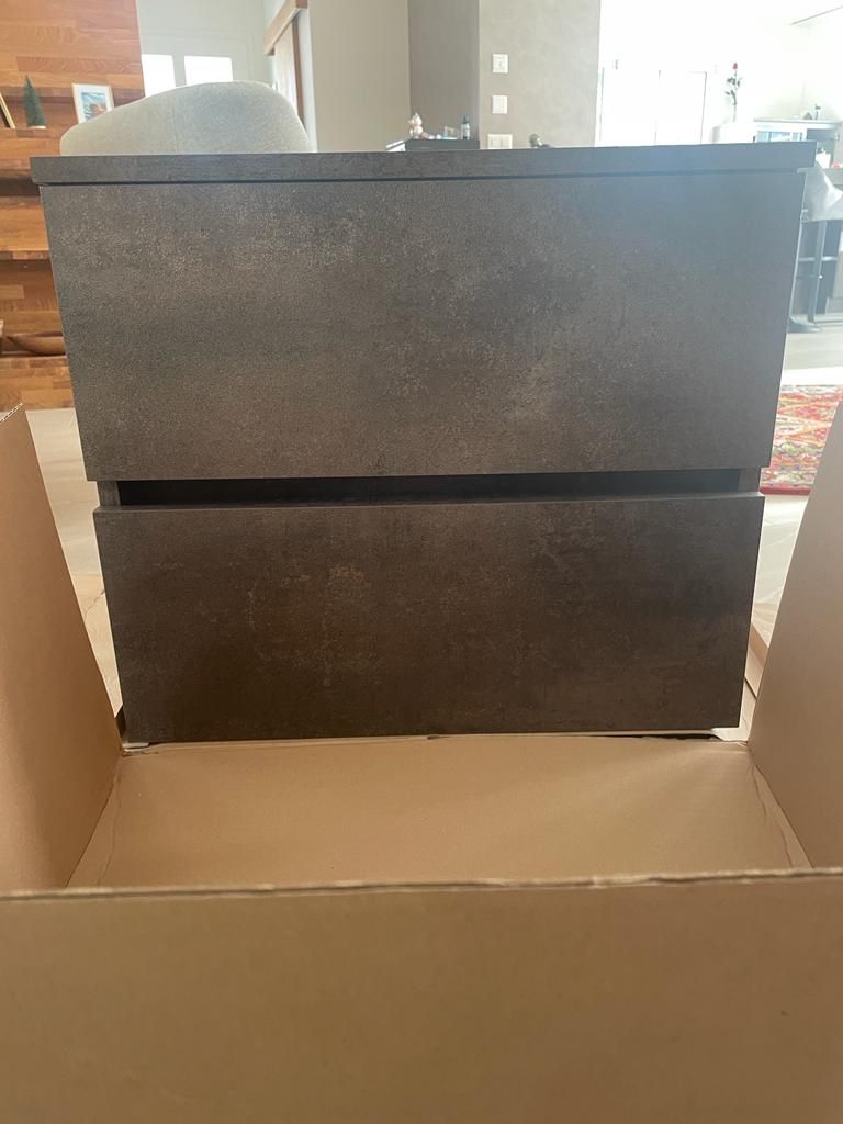Kommoden: Schubladenelement Laufen rostfarben – Neu (gemäss Beschreibung) aus Maschwanden von Musighai