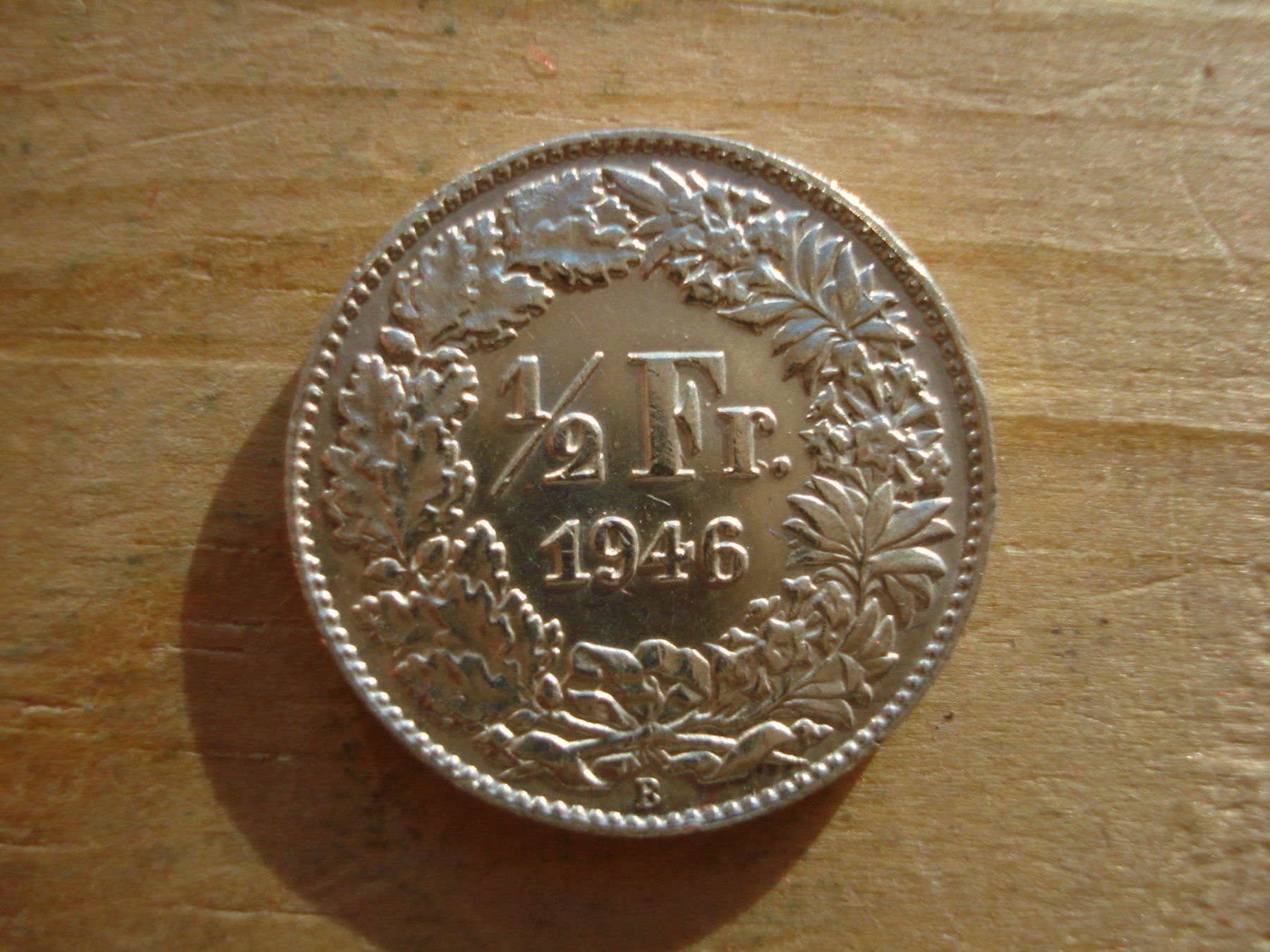 Tutti le monete: (S) 1/2 Franken 1946 STGL – Usato da Erlach venduto da Net-Coins