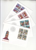 SBK B251 - B254 im 4er-Block FDC