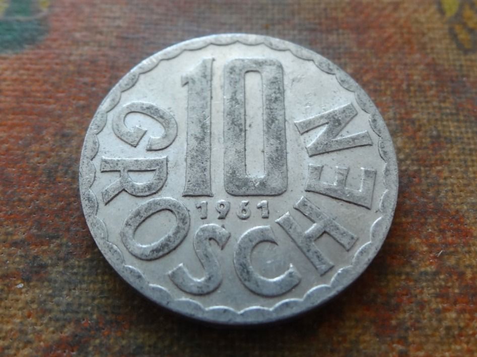 Tutti le monete: AUTRICHE  10  Groschen  1961 – Usato da Romanel-sur-Lausanne venduto da Swift13
