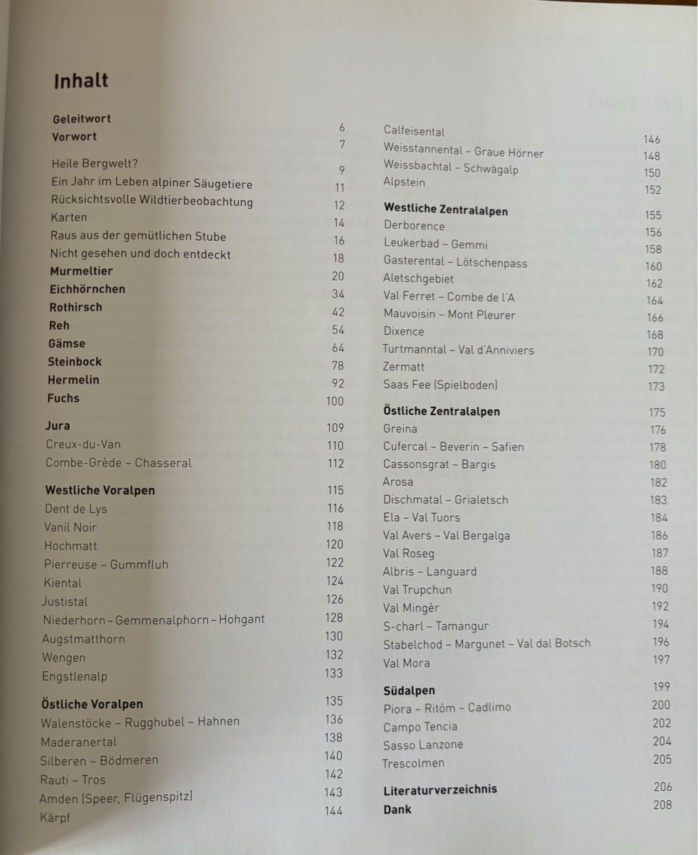 Bücher: Wanderungen zu Murmeltier, Steinbock & Co. – Gebraucht aus Zürich von WWehrle 1