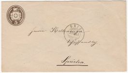 GAIS - seltener Stempel auf 5 Rp. Tübli nach SPEICHER