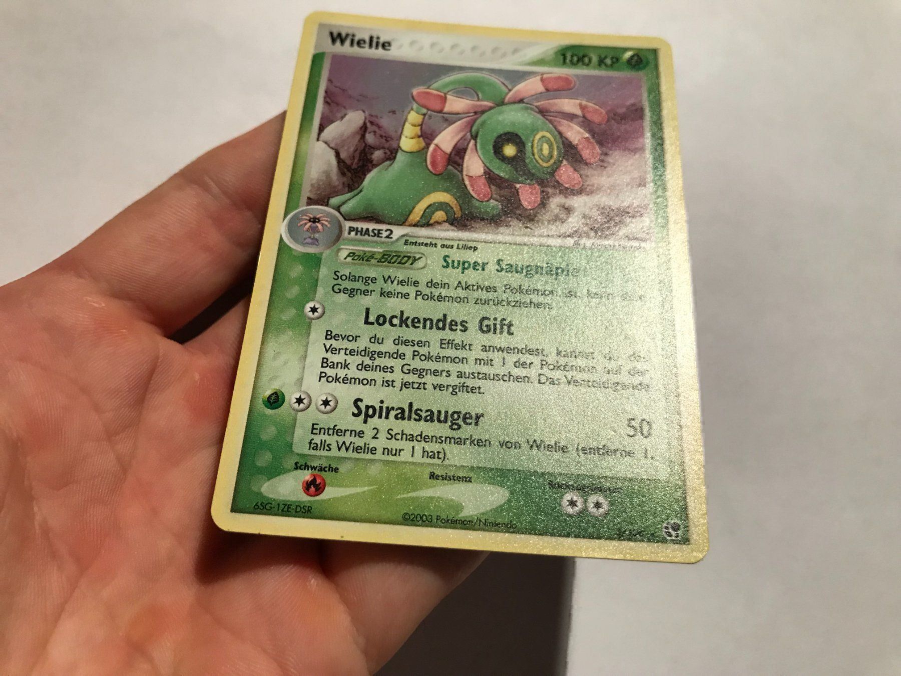 Pokémon Sammelbilder & Trading cards: Wielie holo Ex Sandsturm – Gebraucht aus Hagendorn von Pokecollectorch 3