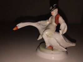Herend Reiter auf Gans