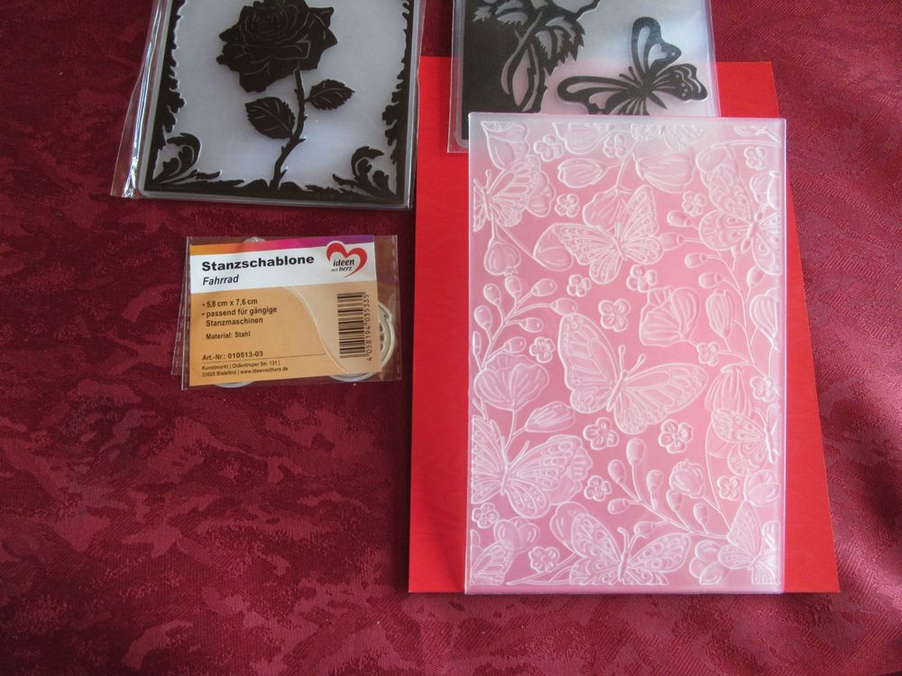 Prägeschablone Holzmaserung – 17,8x12,7 Cm, Aus Kunststoff, Für Karten, Scrapbooking & Basteln