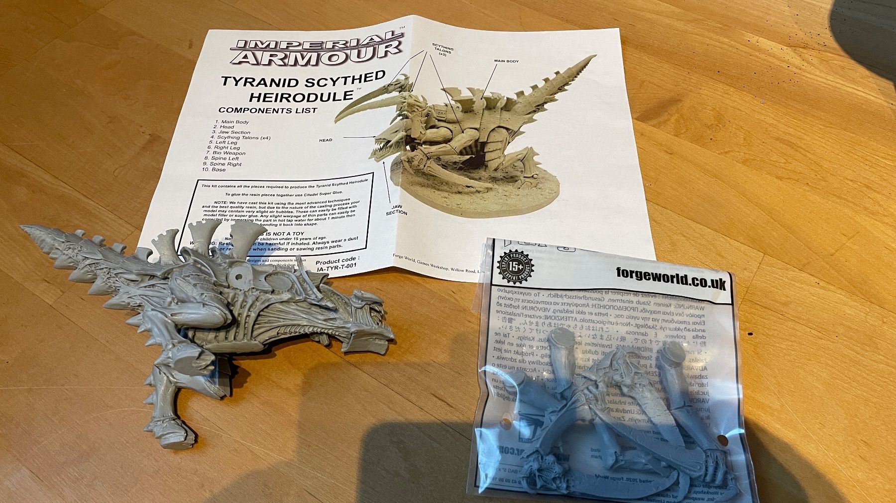 Kit di modellismo & Modellini statici: Warhammer 40000 scythed heirodule tyranid – Nuovo (secondo la descrizione) da Hergiswil NW venduto da opi_san 4