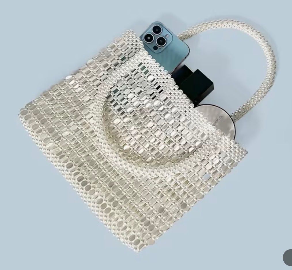 H&M Borse da donna: Tasche aus Perlmuttperlen Handgefertigte Neu / NP35CHF – Nuovo (secondo la descrizione) da Kölliken venduto da Prscoo 5