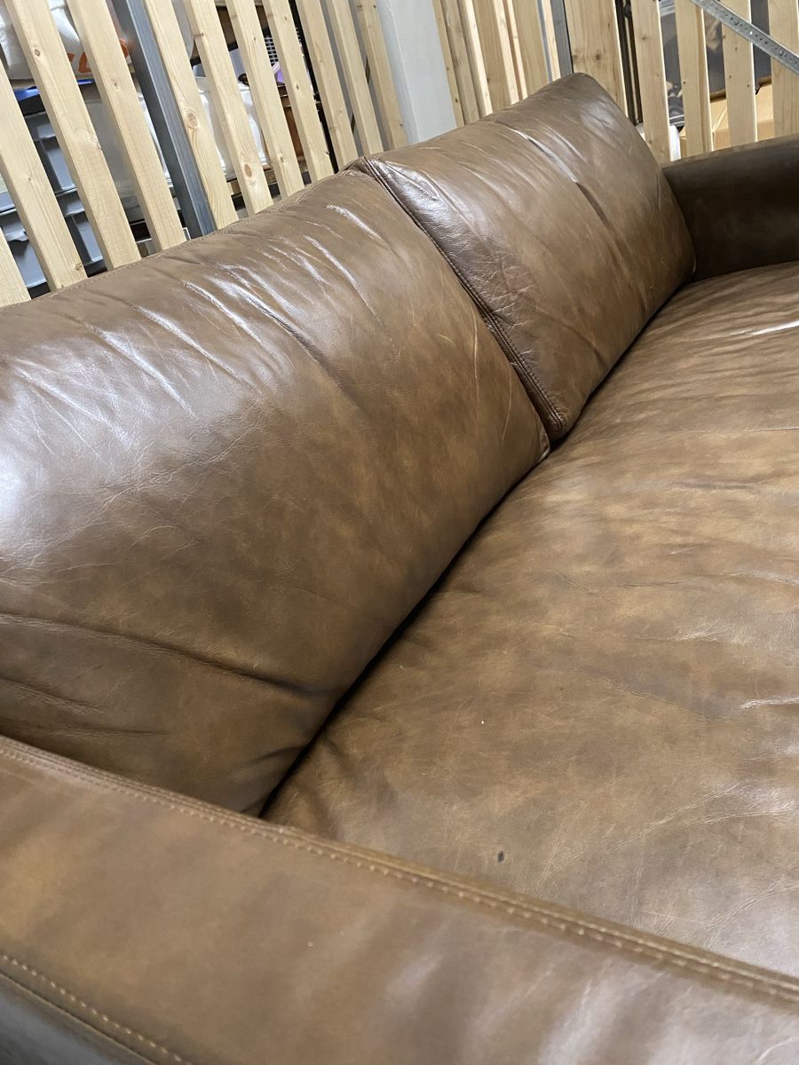 Divani: Brown Leather Sofa - Stylish and Comfortable Seating! – Usato da Zürich venduto da ana_m6d2 5