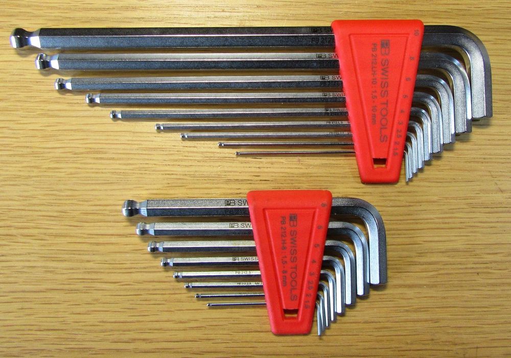 2 NEUE Inbusschlüssel - Set /Swiss Tools (Nuovo (secondo la descrizione ...