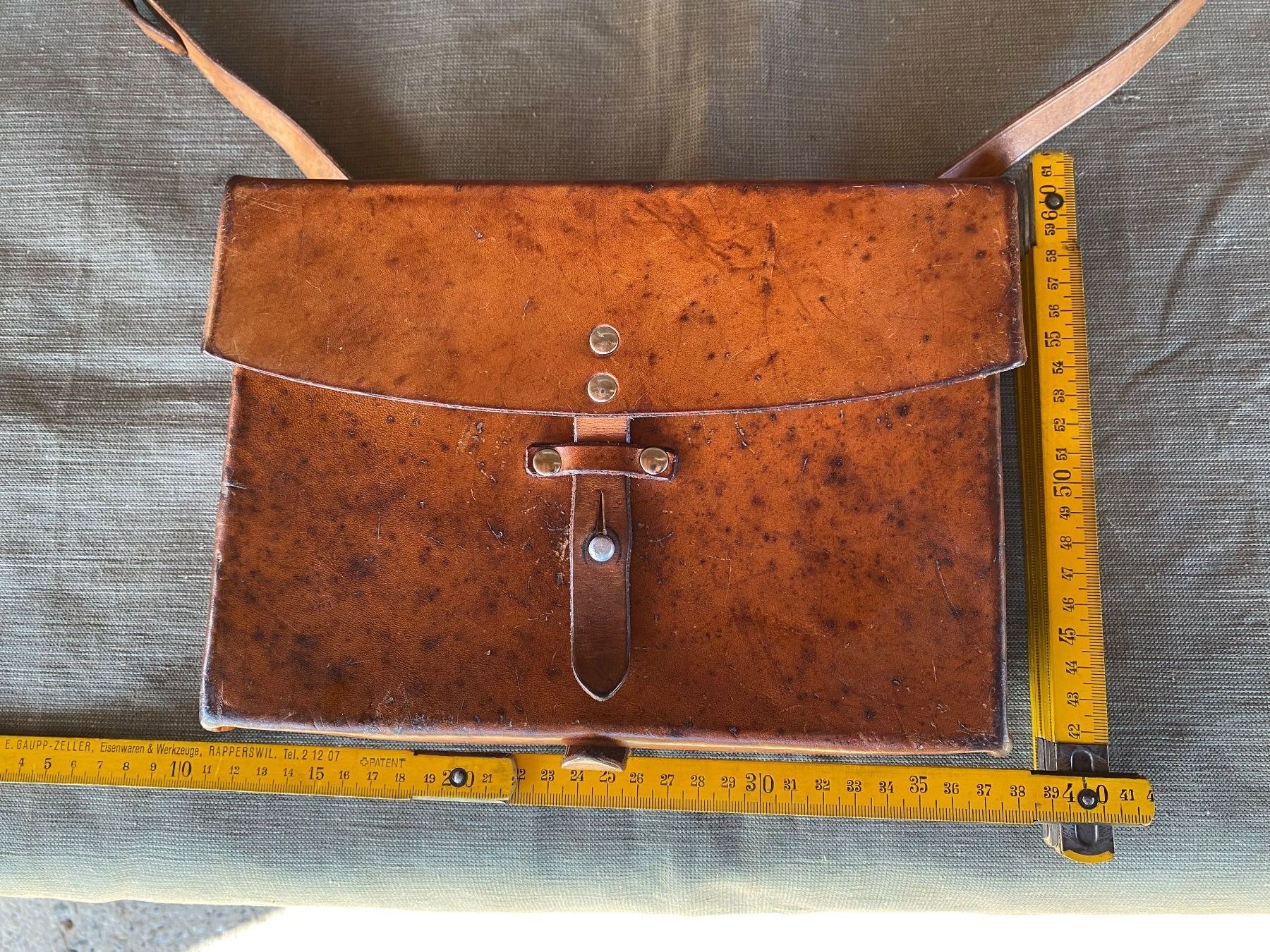 Schweizer Armee Taschen: sehr schöne Kartentasche Schweizer Militär – Gebraucht aus Feldbach von Fea1 9