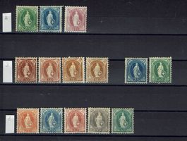 STEH HELVETIA <526>LOT SAETZE A+D+E *