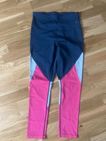 7/8 Sport tight, Pink/Blau, Grösse M!