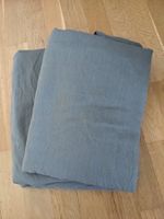 2x La Redoute Linen Curtain in Rosemary, 140x260cm