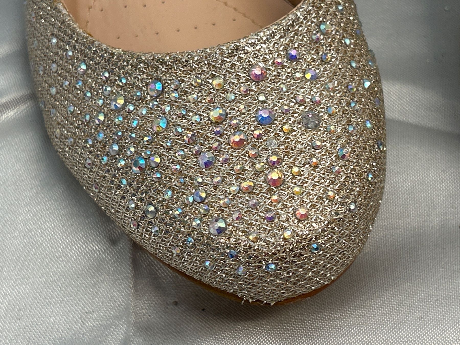 Scarpe da donna: Fabulicious Pumps Gr 37 Gold mit Strass Neu – Nuovo e nell'imballaggio originale da Regensdorf venduto da Spyke55 2