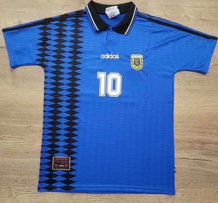 Maradona 10 Argentina 1994 Away Vintage  trikot Gr.L New