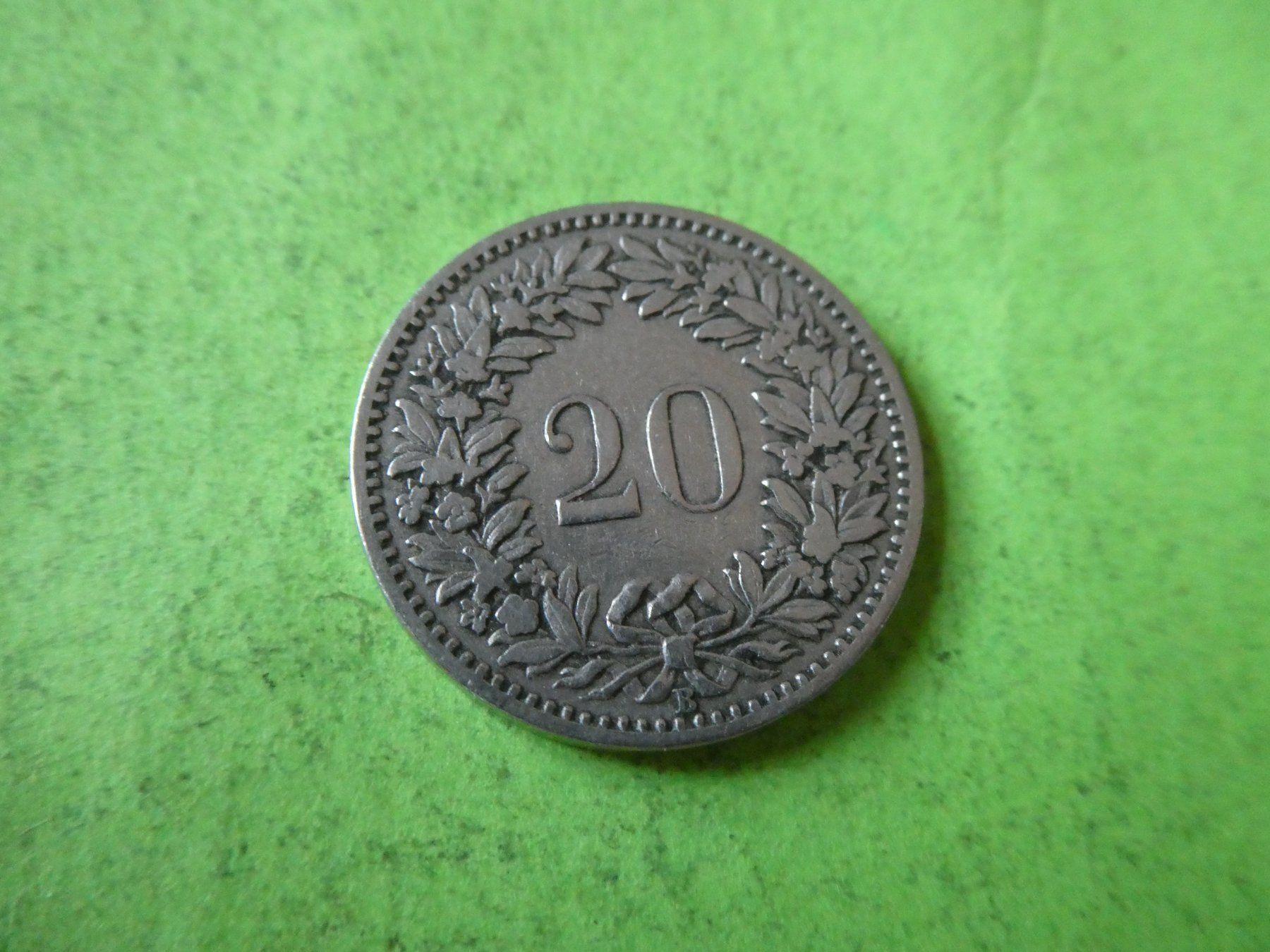 Toutes les monnaies: Schweiz 1898, 20 Rappen – D'occasion à Hinterforst par Rohusri 1