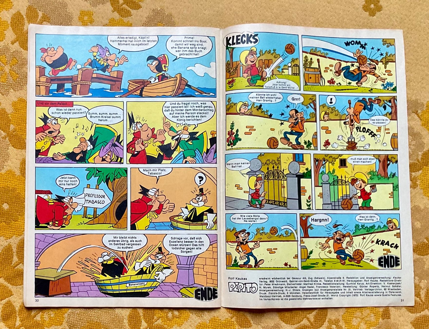 BD: Pepito Heft Nr 8 von 1973 – D'occasion à Endingen par nathan05 8